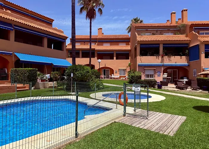 No1 - Beachfront Estepona, Close To Port, 2 Bedroom, 2 Bathroom, Sleeps 5